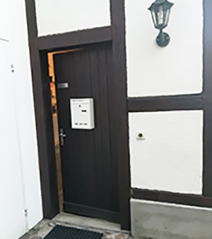 Malatelier Susann Wachter - Eingangstür